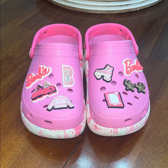 Barbie Pink Slippers with Decorative Charms - Picture 2 of 5
